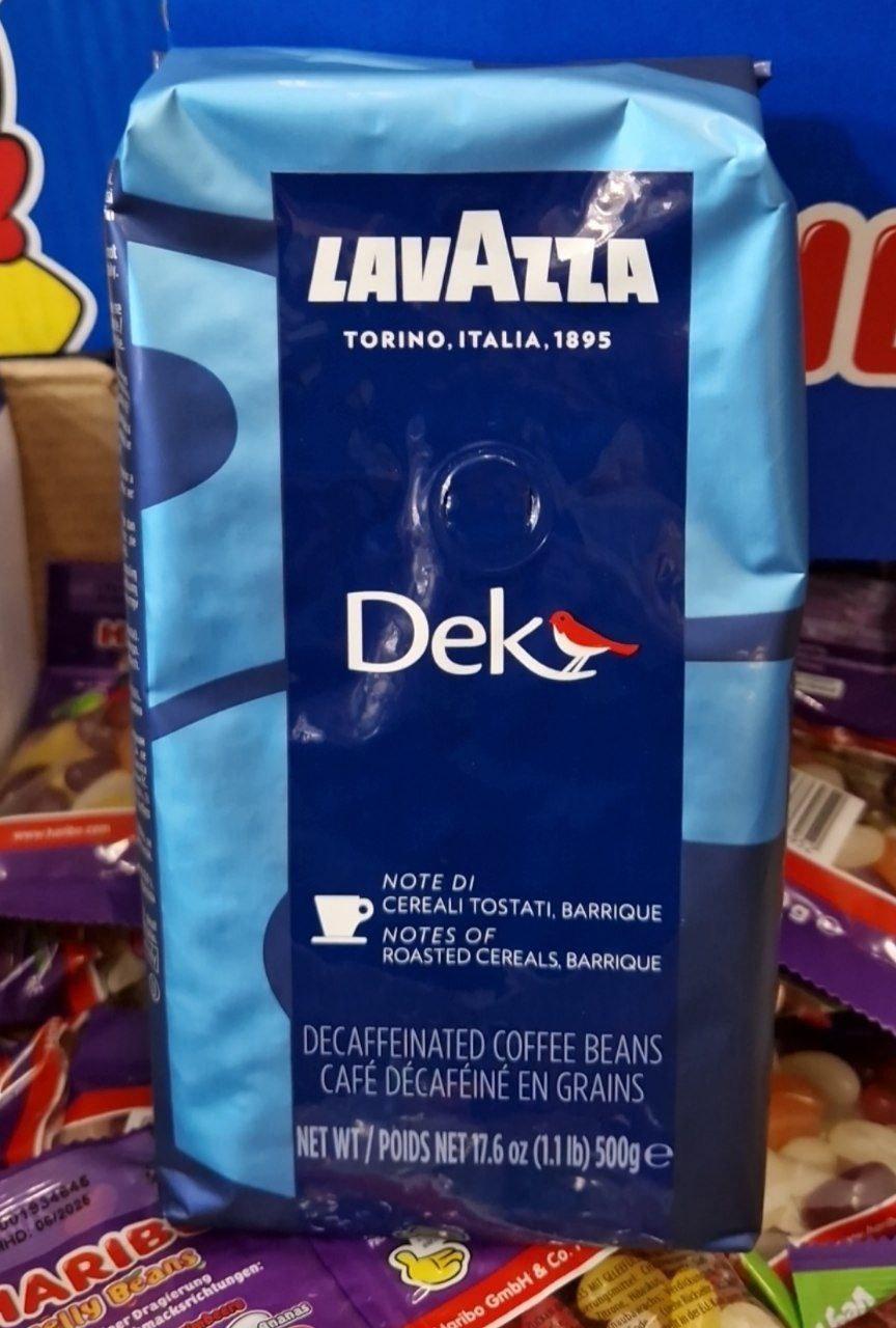 Кава зерно Без кофеїну Lavazza Dek 500 г.