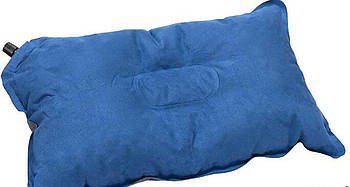 Туристична антиковзна самонадувна подушка з оксамитовим покриттям Синя BJX-1815 для сну для поїздок