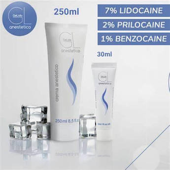 Крем-анестетик GeLido Anesthetic Cream анестезія для процедур, косметологія, тату, гелідо 250 мл