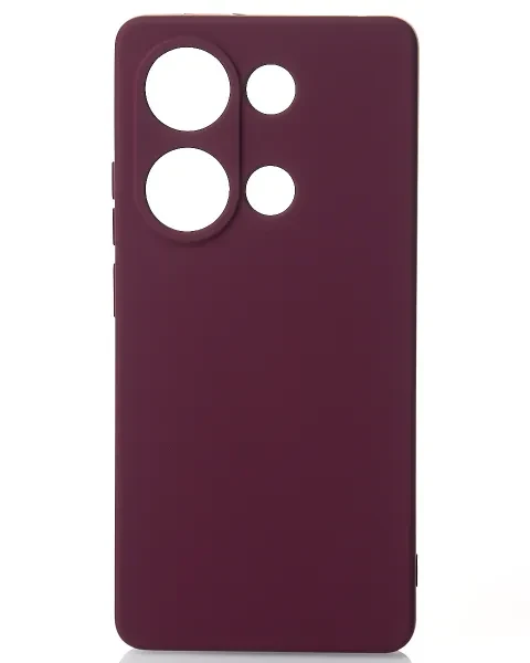 Чохол-накладка Infinity SOFT Silicone Case для Xiaomi Redmi Note 13 Pro 4G Bordo, фото 1