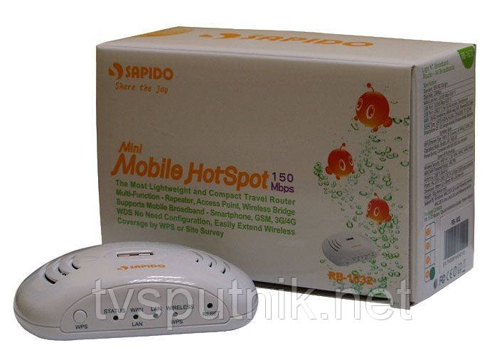 Sapido RB-1632 — бездротовий маршрутизатор 3 в 1