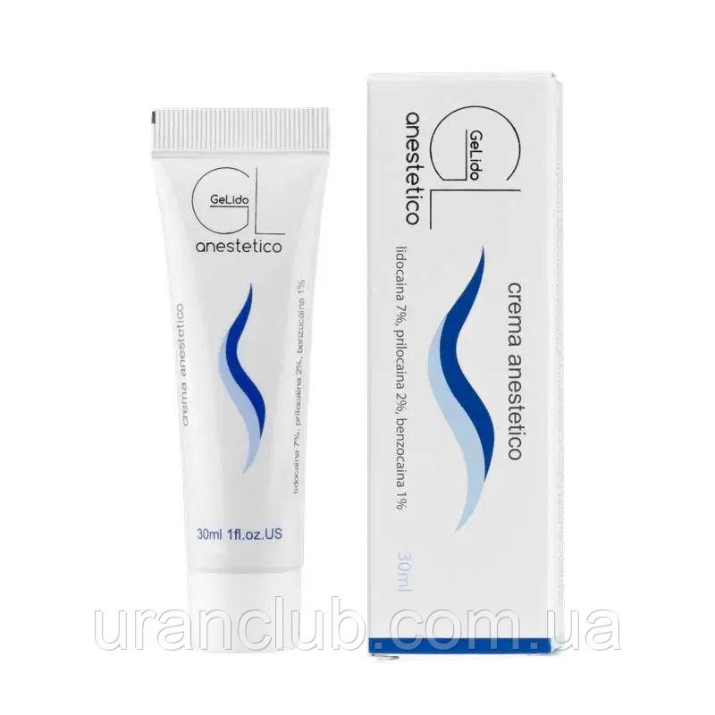 Крем-анестетик GeLido Anesthetic Cream анестезія для процедур, косметологія, тату, гелідо