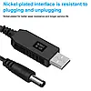 Кабель Fonken для роутера від павербанка - підвищуючий перехідник USB - DC 12V DC 5.5x2.1mm / 1м, фото 7