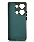 Чохол-накладка Infinity SOFT Silicone Case для Xiaomi Redmi Note 13 Pro 4G Dark Green, фото 2