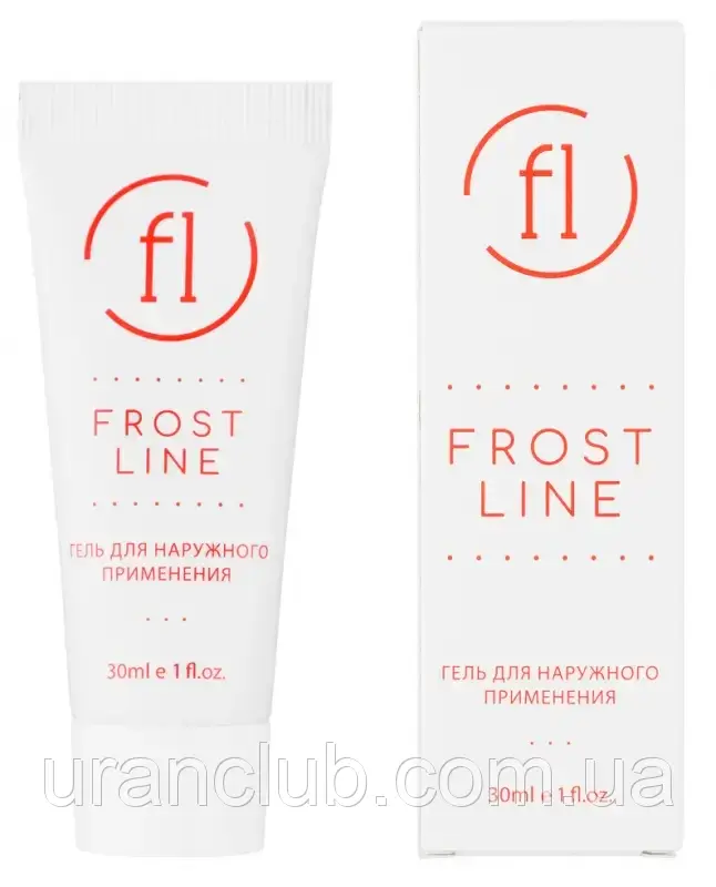 Знеболюючий крем гель анестетик Frost Line фрост лайн 30 мл анестезія для тату, депіляції, косметології