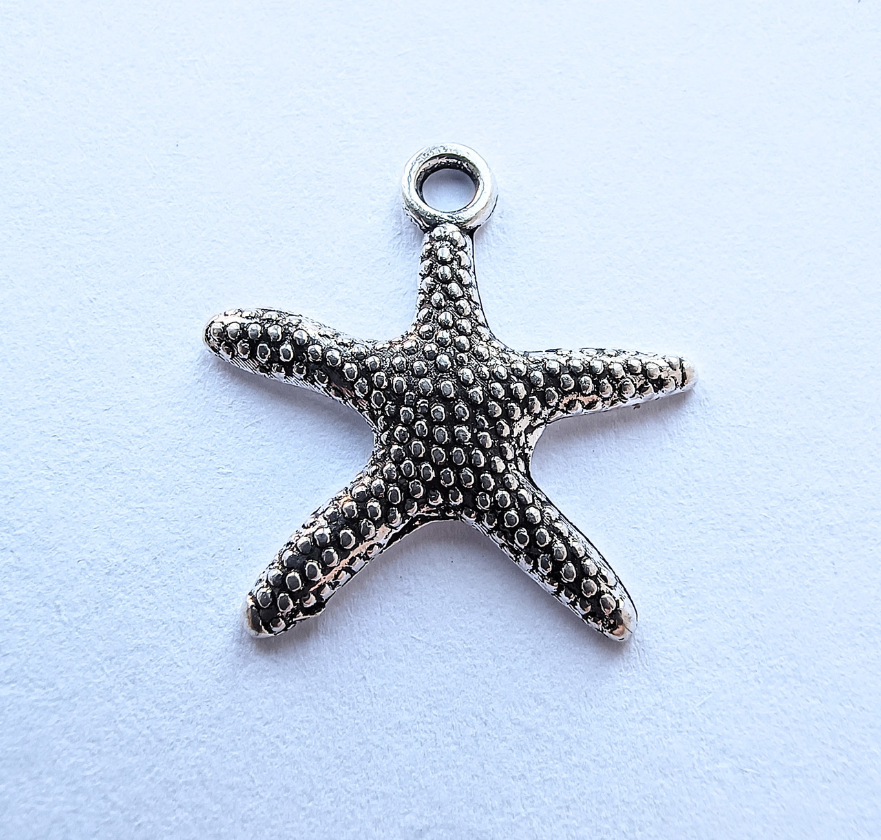 Підвіски Finding Кулон морська зірка Античне срібло 19 мм x 19 мм
