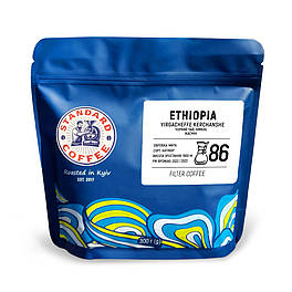 Кава в зернах фільтр Ефіопія Йоргачеф Кершанше (Йоргачіф, Yirgacheffe Kerchanshe) Кершанше, 100% арабіка, 300г