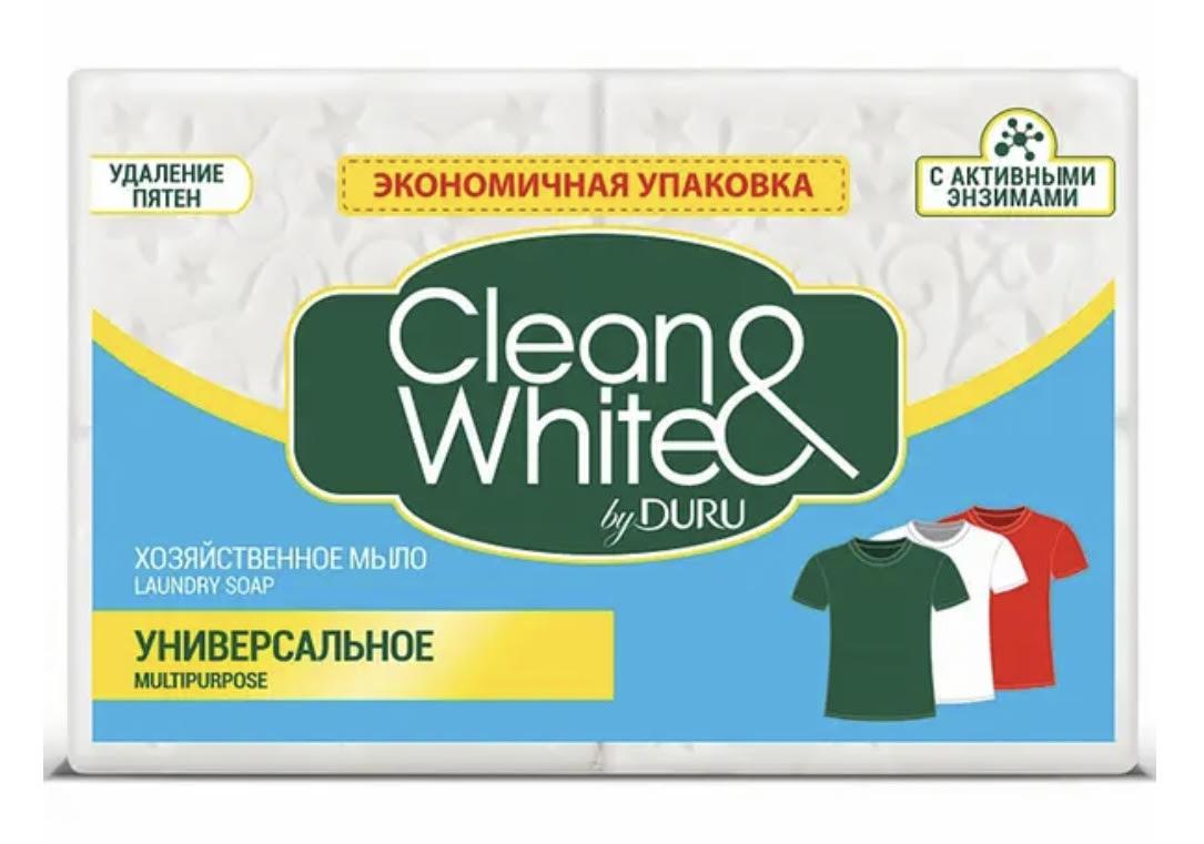 Мило господарське Універсальне Duru Clean&White 120 гр 4 шт