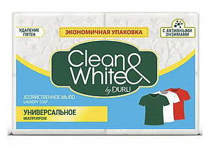 Мило господарське Універсальне Duru Clean&White 120 гр 4 шт
