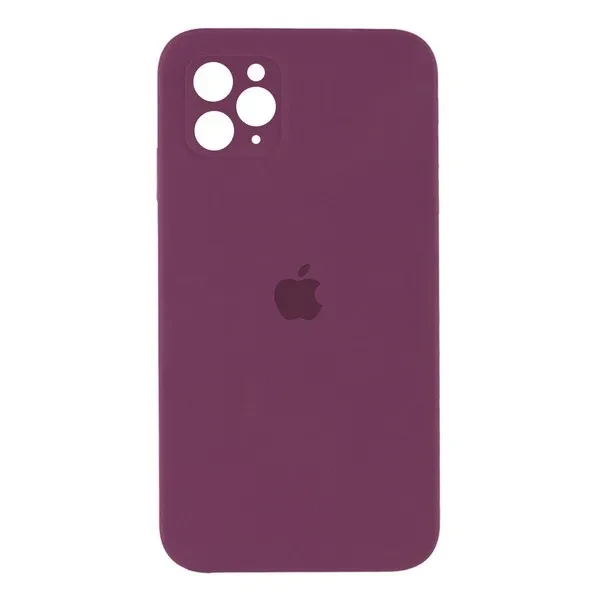 Чохол-накладка EpiK Silicone Case Square Full Camera Protective (AA) для iPhone 11 Pro Max Maroon, фото 1