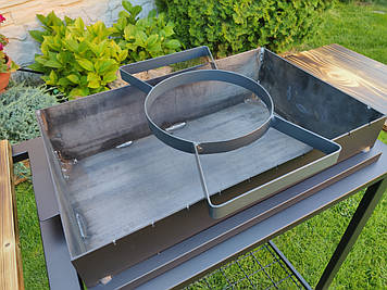 Підставка під казан або сковорідку для мангала, підставка "Чебурашка"