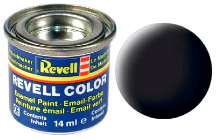 Фарба ємалева Revell No 8. Чорна матова.  14 мл. (RVL-32108), фото 1