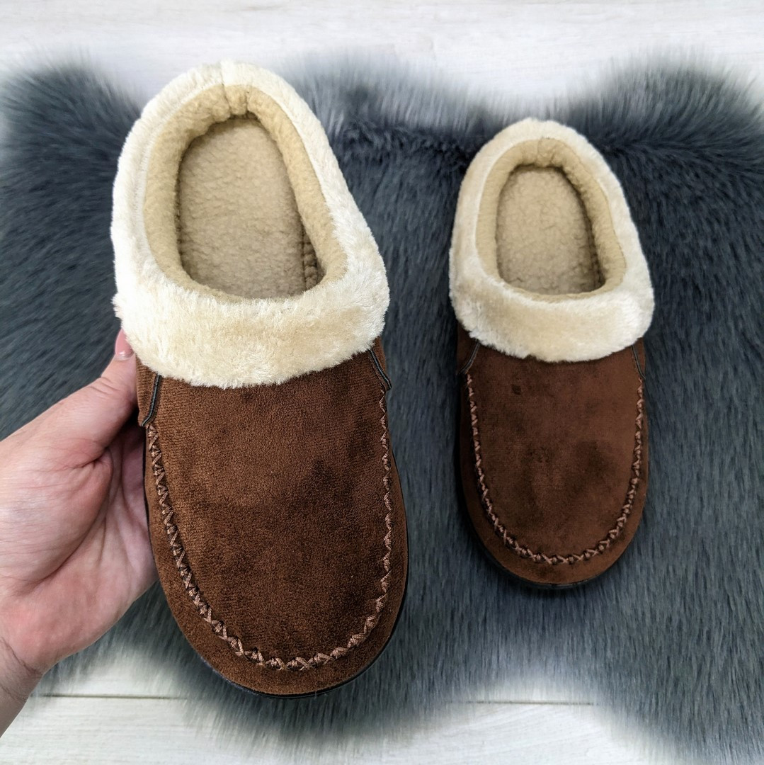 Капці жіночі домашні Dago Style теплі без задника коричневі 4525