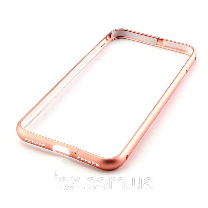 Рожево-Золотистий алюмінієвий бампер для Iphone 7 і Iphone 8 (4.7")