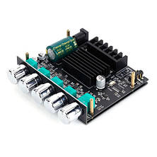 Аудіо підсилювач потужності звуку 2x50Вт 1x100Вт Bluetooth 5.0, ZK-MT21, фото 3