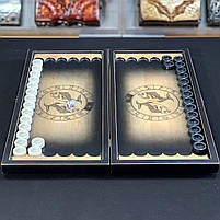 Нарди дерев'яні ручної роботи Риби 50×23 см подарункові, фото 6