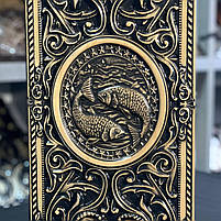 Нарди дерев'яні ручної роботи Риби 50×23 см подарункові, фото 5