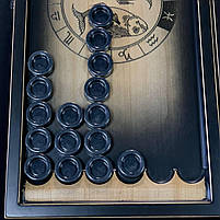 Нарди дерев'яні ручної роботи Риби 50×23 см подарункові, фото 7