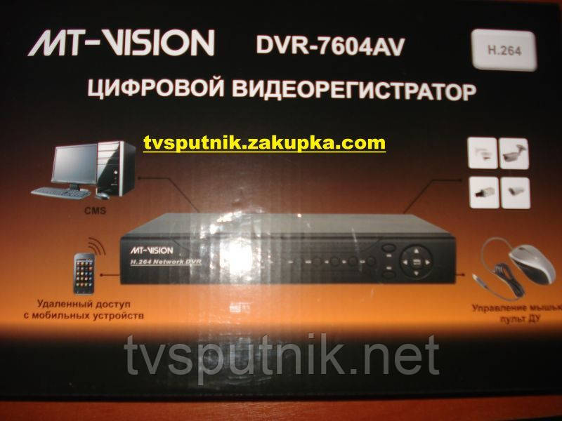 Відеореєстратор MT-Vision MT-7604AV