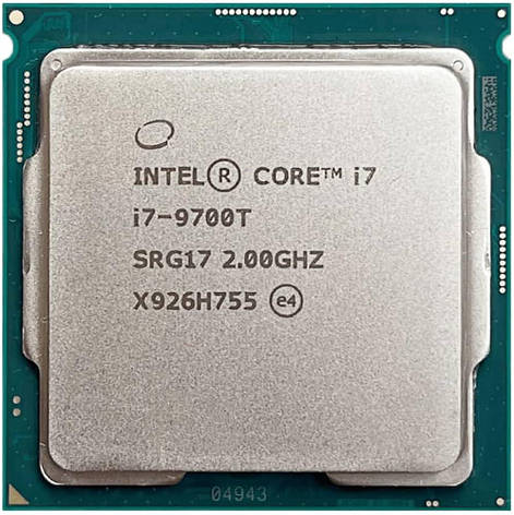 Intel Core i7-9700T SRG17 LGA1151v2 2.00-4.3GHz UHD Graphics 630 35W Б/В, фото 1