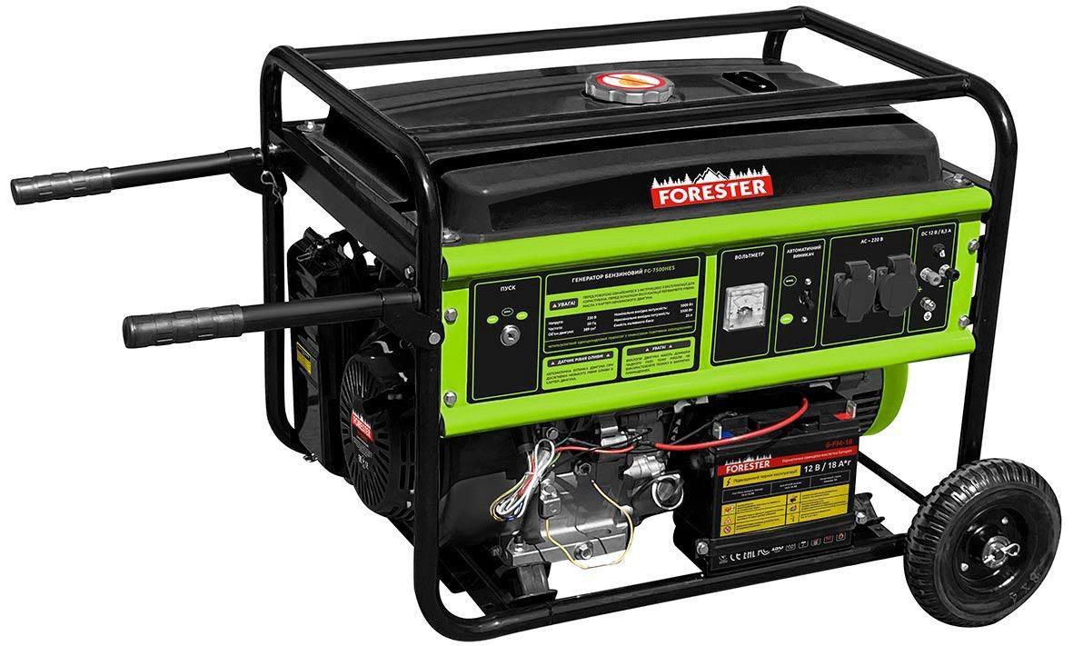 Генератор бензиновий Forester FG-7500HES (5 кВт, електростартер)