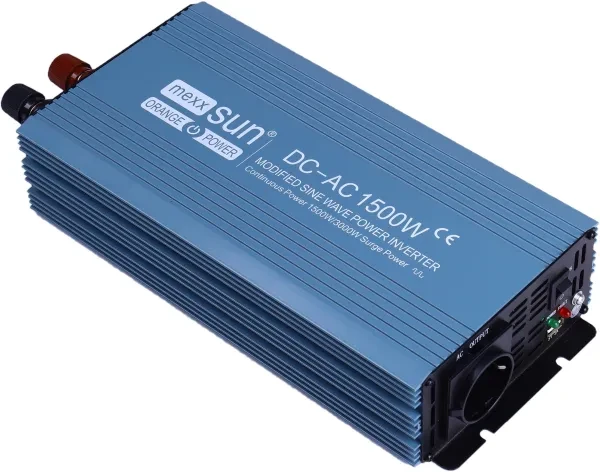 Інвертор напруги Mexxsun MXSPSW-1500 12V з правильною синусоїдою, 1 універсальна розетка, к, фото 1