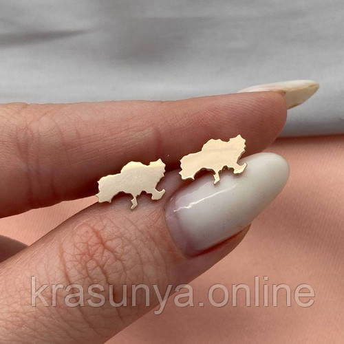 Золоті сережки классичні