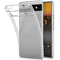 TPU чохол Epic Transparent 1,5mm Full Camera для Google Pixel 6a Безбарвний (прозорий)