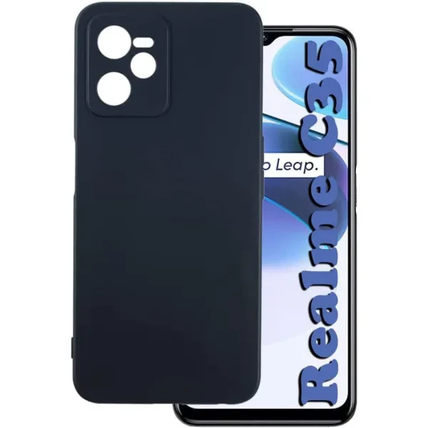 Чохол-накладка BeCover Silicone Case для Realme C35 Black (708125), фото 1
