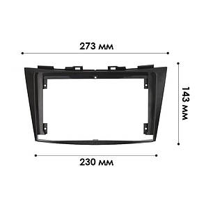 Перехідна рамка 9" Lesko Suzuki Swift 4 2011-2017 (6204) Сузуки Свіфт, фото 4