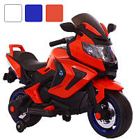 Електромотоцикл дитячий SPOKO SP-1600 на акумуляторі зі світловими звуковими ефектами для дітей R_2321