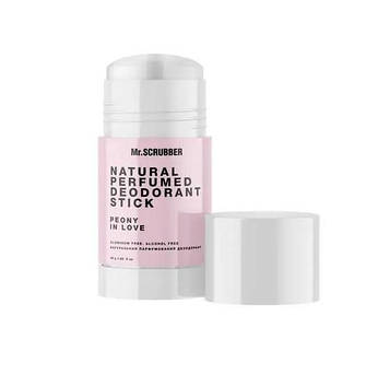 Натуральний дезодорант стік для жінок Mr Scrubber Peony in Love парфумований з ароматом півонії