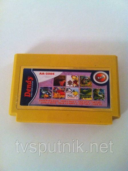 Картридж Dendy Збірник ігор AA-2504