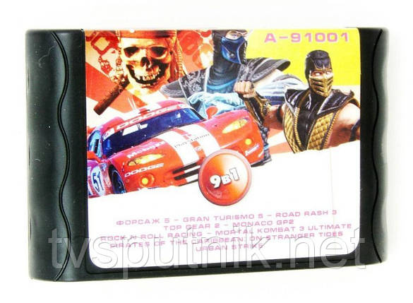 Картридж Sega 16bit Збірник ігор A-91001, фото 2