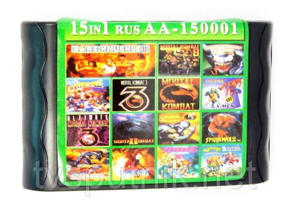 Картридж Sega 16bit Збірник ігор AA 150001, фото 1