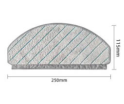 Серветки для робот-пилососа Ecovacs Deebot Ozmo T10 / T10 Plus ( DBX33 ) X1 Plus ( DEX55 ) N20 Pro / Pro Plus ( DKX55 ) / 2 шт., фото 3