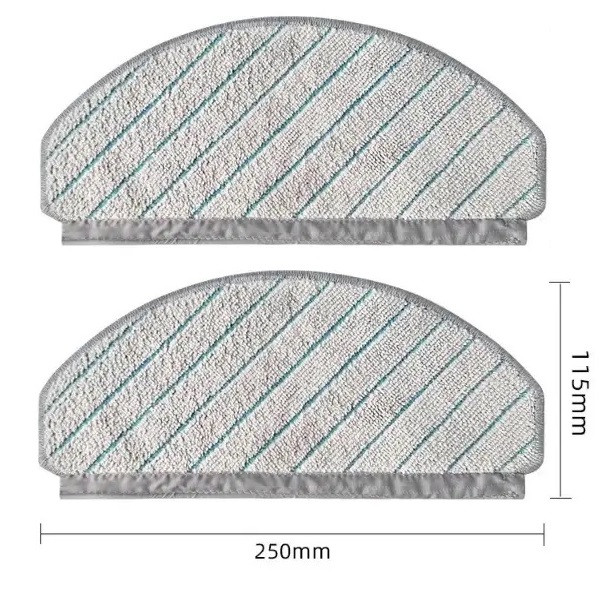 Серветки для робот-пилососа Ecovacs Deebot Ozmo T10 / T10 Plus ( DBX33 ) X1 Plus ( DEX55 ) N20 Pro / Pro Plus ( DKX55 ) / 2 шт.