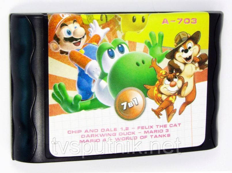 Картридж Sega 16bit Збірник ігор A - 703
