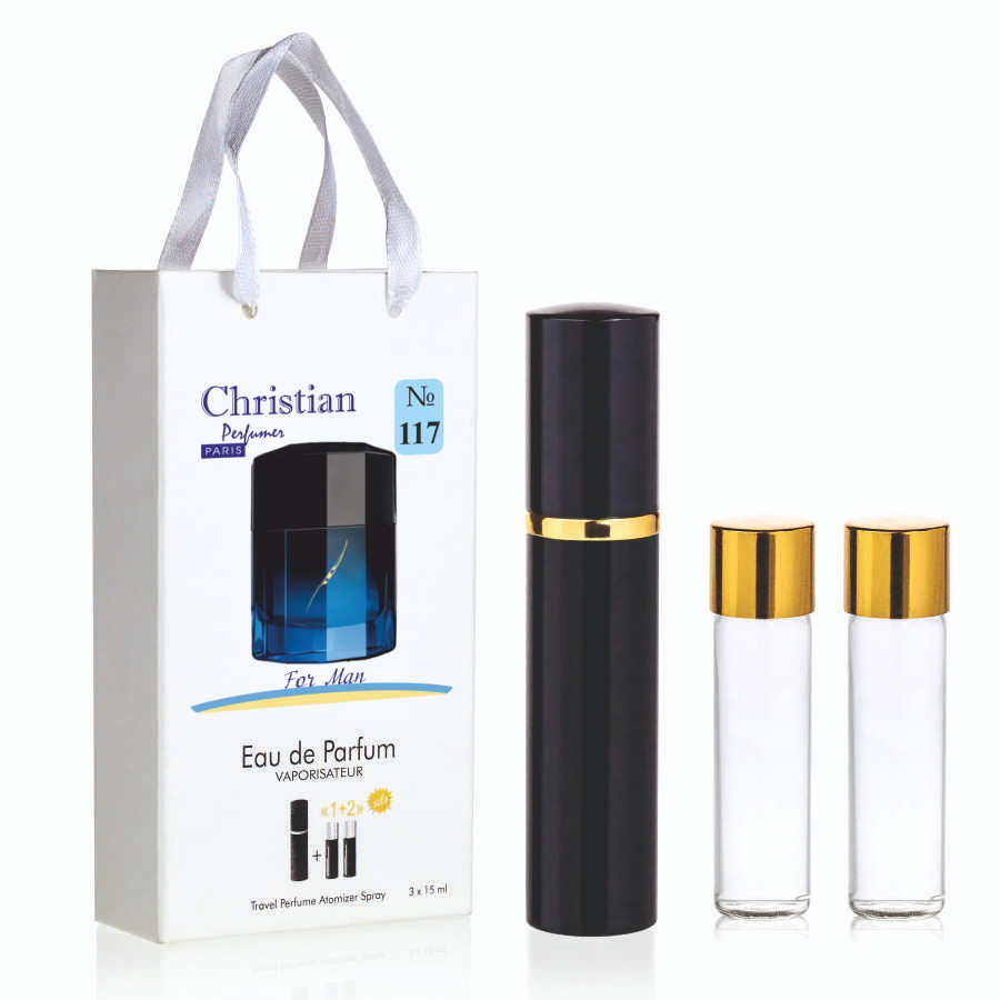 Набір парфумів для чоловіків 3x12 ml Christian K-155m № 117