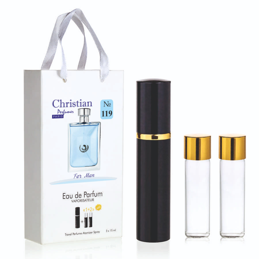 Набір парфумів для чоловіків 3x12 ml Christian K-155m № 119
