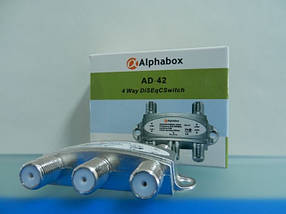 Комутатор DiSEqC Alphabox AD-42 4х1