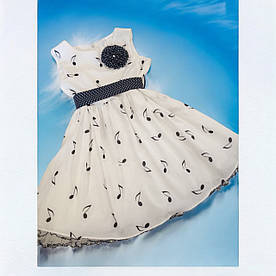 Ошатне плаття для дівчинки "Музичні нотки" Garden Baby.