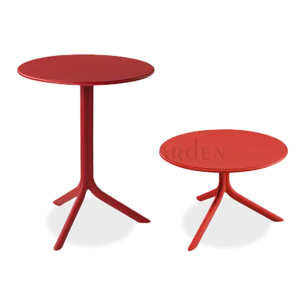 Стіл пластиковий для саду Nardi Spritz Червоний, фото 1