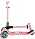Самокат GLOBBER серії JUNIOR FOLDABLE FANTASY LIGHTS паст-рожевий з квітами, до 50кг,2+,3 колеса (433-210), фото 9