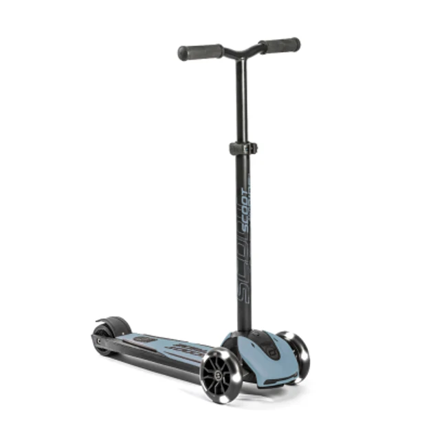 Самокат Scoot and Ride серії Highwaykick-5 з колесами що світяться сталевий, 5+ до 80кг (SR-190117-STEEL)