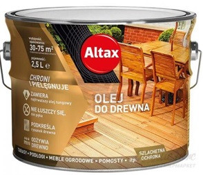 Олія для дерева Altax графітовий, банка 0,75л, фото 1