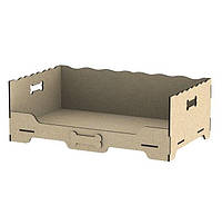 Лежак для собаки або кота WoodCraft 51х31х18 см