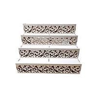 Кендібар для тістечок з дерева WoodCraft  32х48х32см