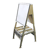 Мольберт Woodcraft з дерева з відсіками для фарб 27х27х59см