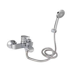 Змішувач для ванни Lidz Wieza 006 (з душовим гарнітуром) (k35) LDWIE006CRM45410 Chrome